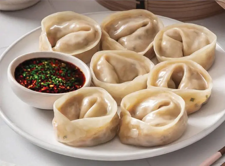 Bánh bao hấp nhân thịt