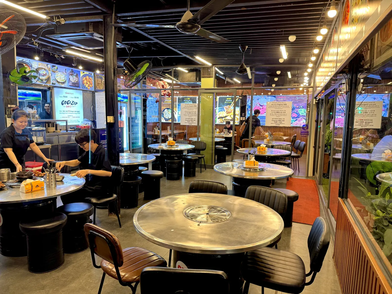 Khu điều hòa mở Gogizip BBQ