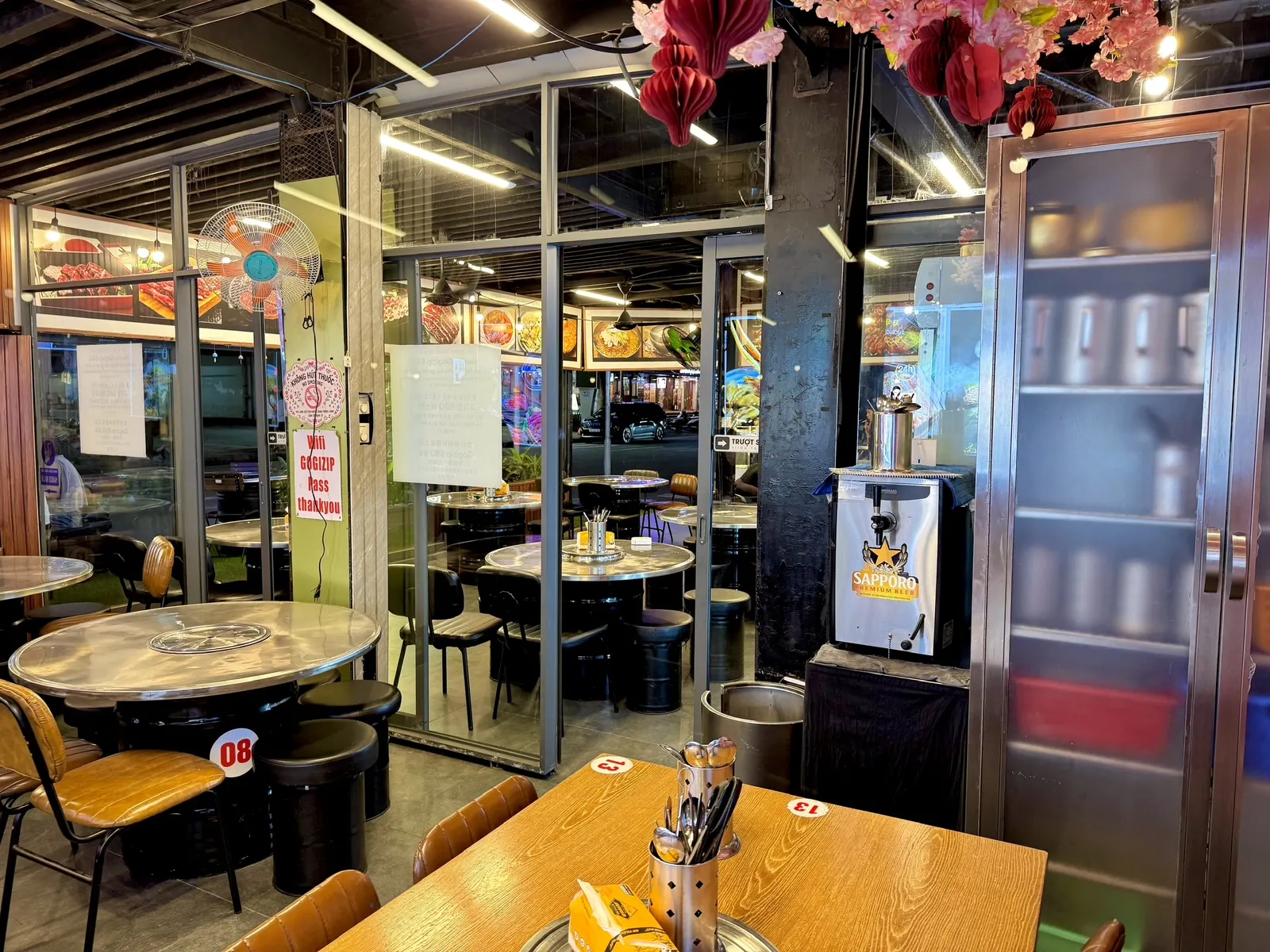 Khu điều hòa mở Gogizip BBQ