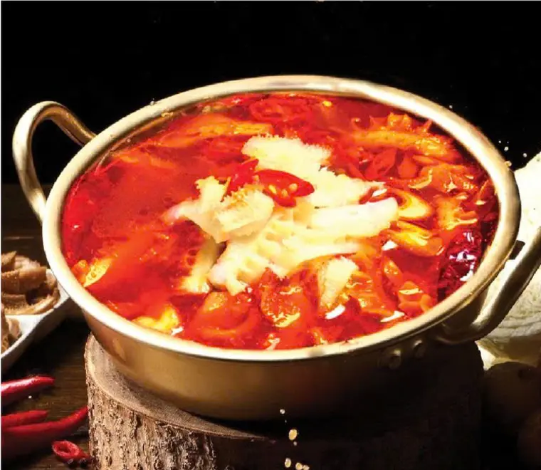 Lẩu sách bò cay mini