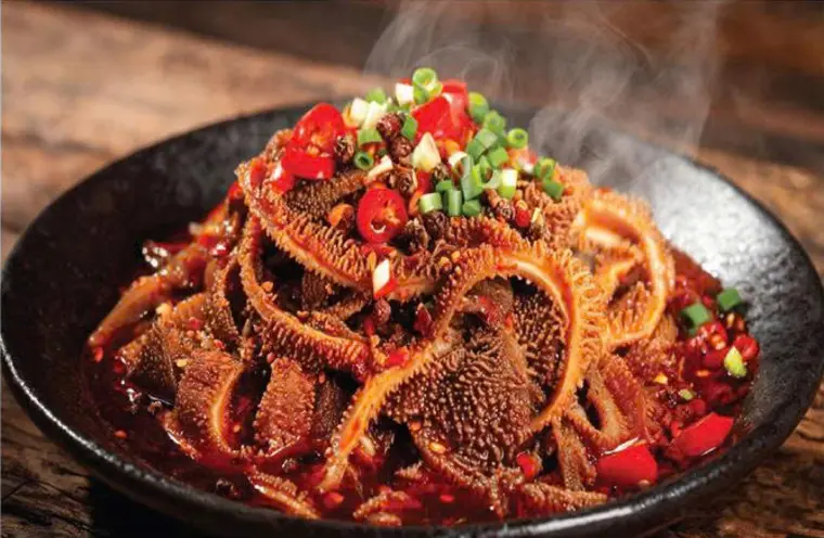 Sách bò xào cay